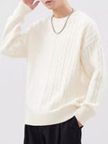 Plus Size Cable Knit Sweater With Relaxed Fit - Southern Shores Clothing