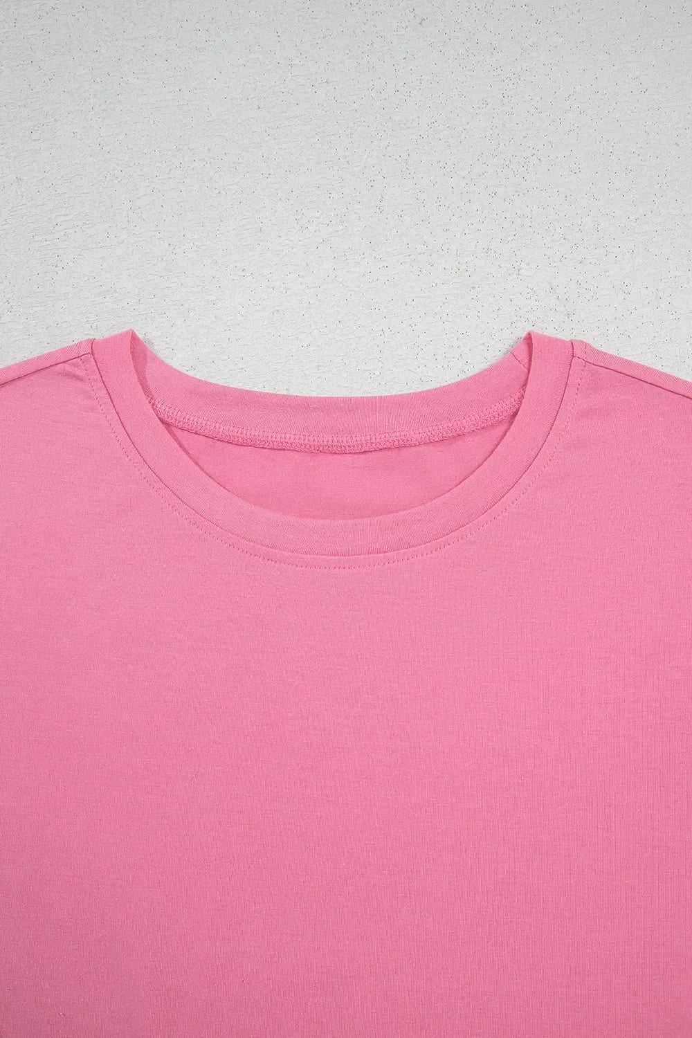 Slightly Stretchy Braided Cap Sleeve Crew Neck T Shirt - Southern Shores Clothing