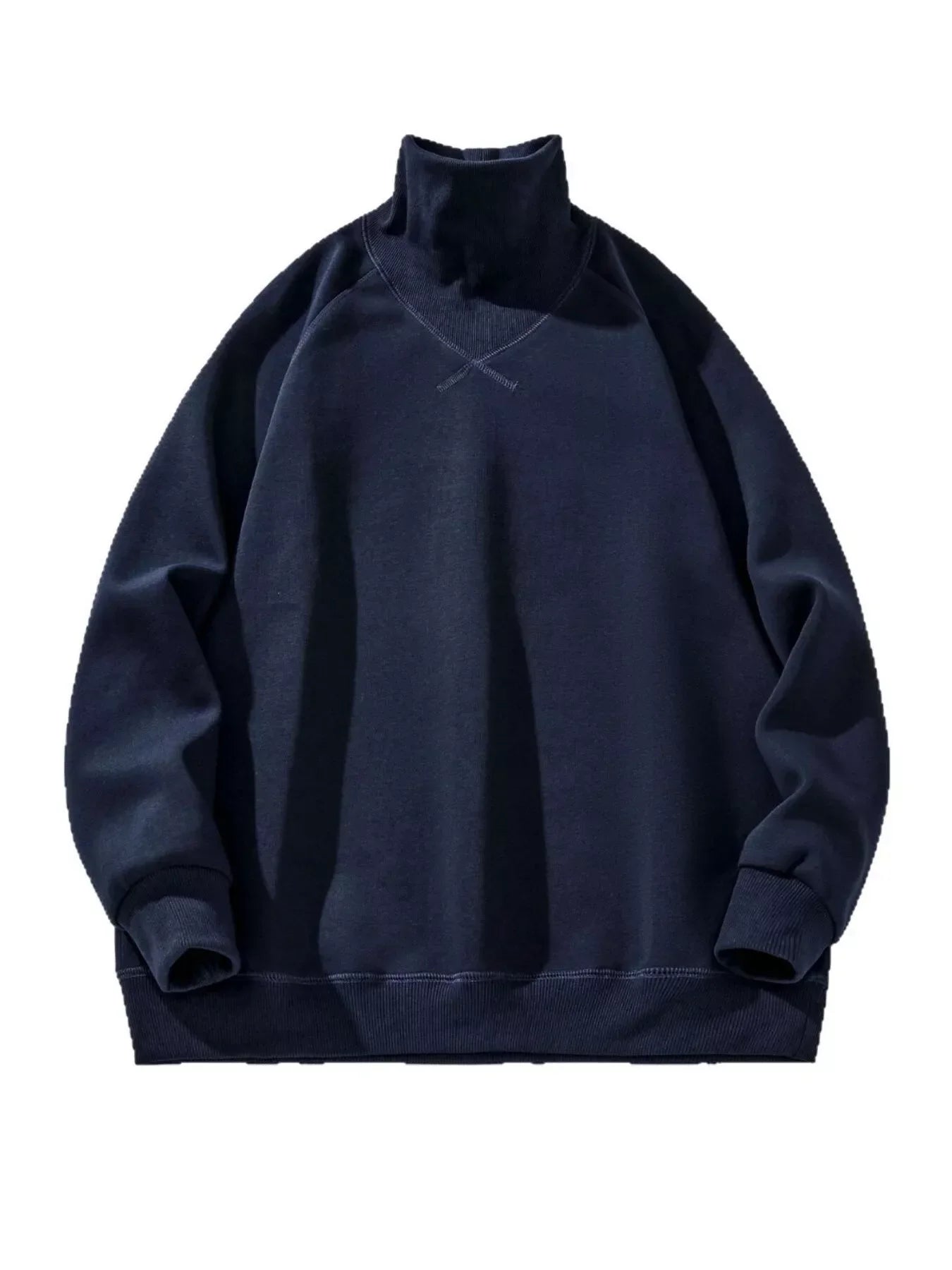 Coastal Plus Size Oversized Turtleneck Sweatshirt - Southern Shores Clothing