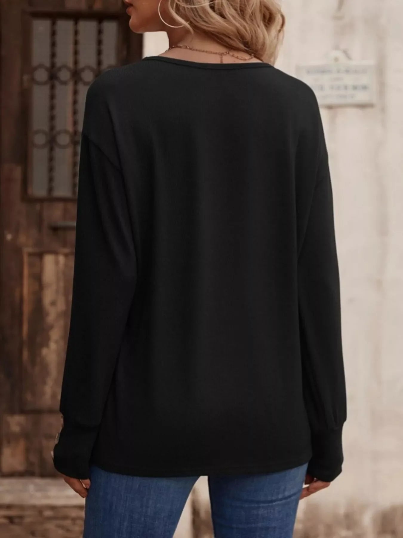 V-Neck Long Sleeve T-Shirt - Southern Shores Clothing