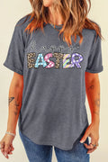 Happy Easter Graphic Short Sleeve T Shirt - Southern Shores Clothing
