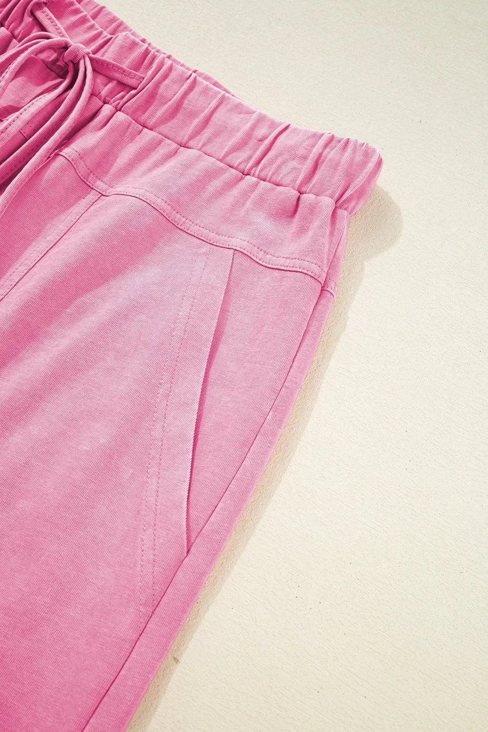 Mineral Wash High Waist Wide Leg Cotton Cargo Pants - Southern Shores Clothing
