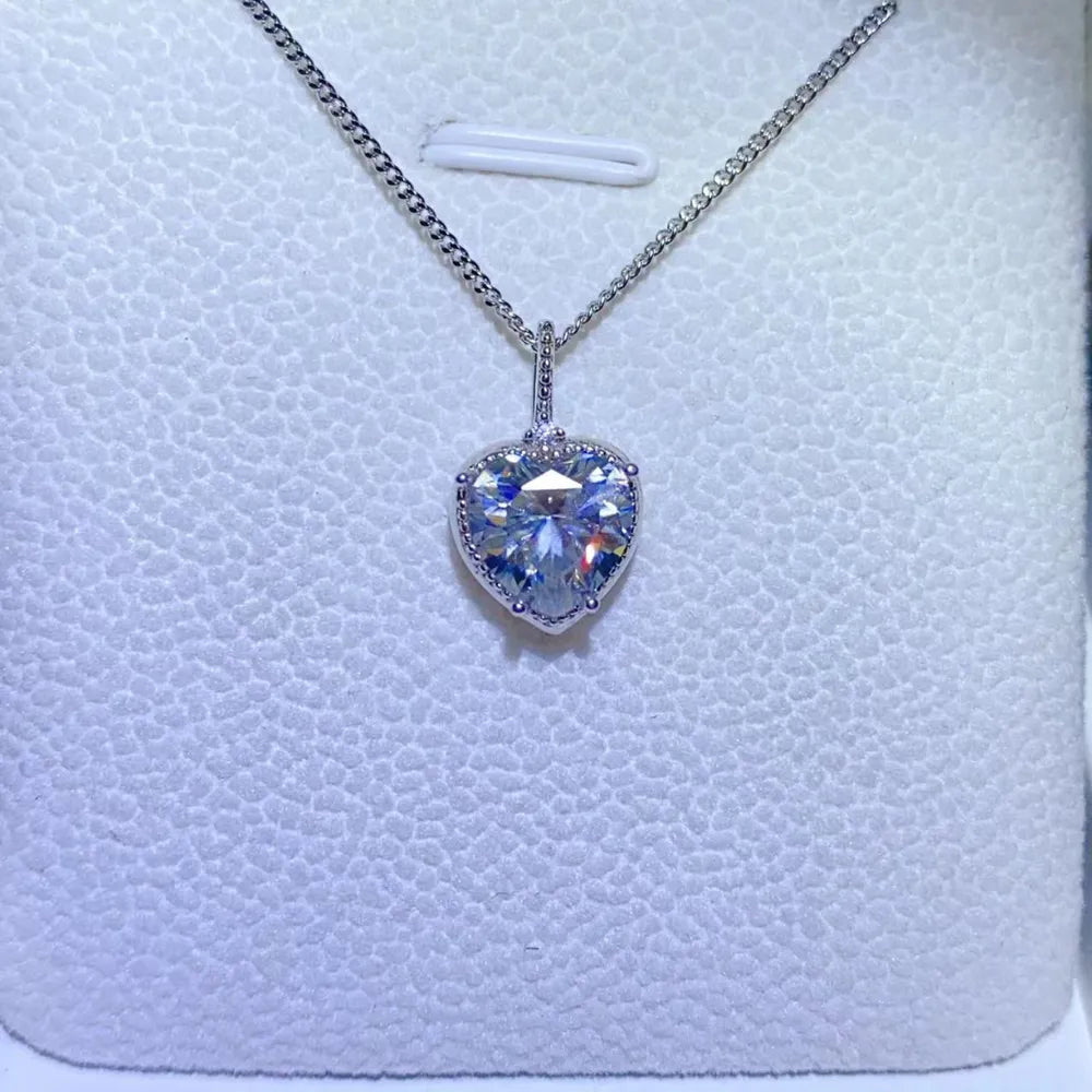 Southern Shores 2 Carat Moissanite Sterling Silver Necklace