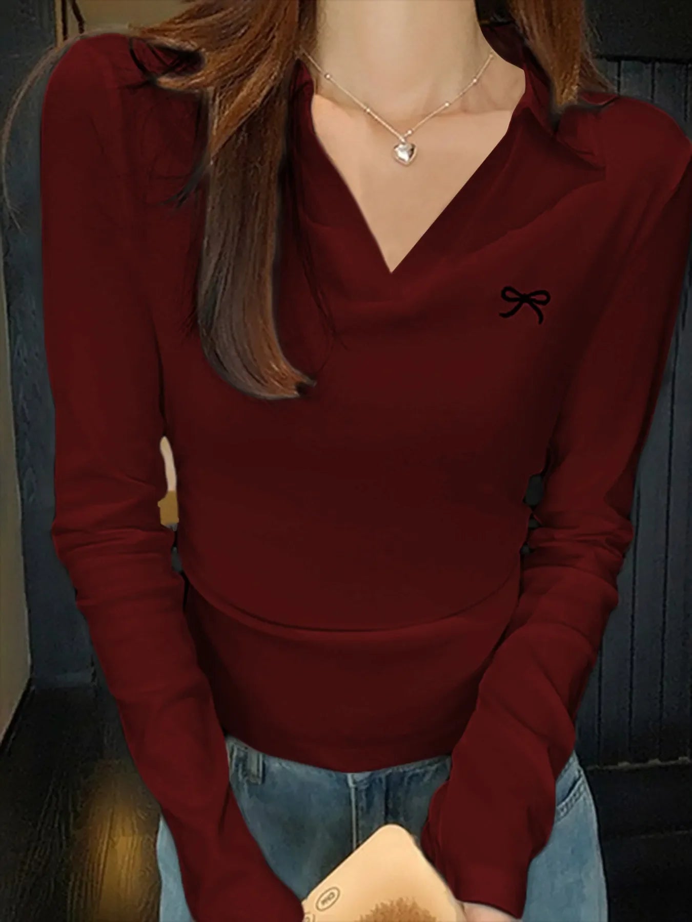 Johnny Collar Long Sleeve T-Shirt - Southern Shores Clothing