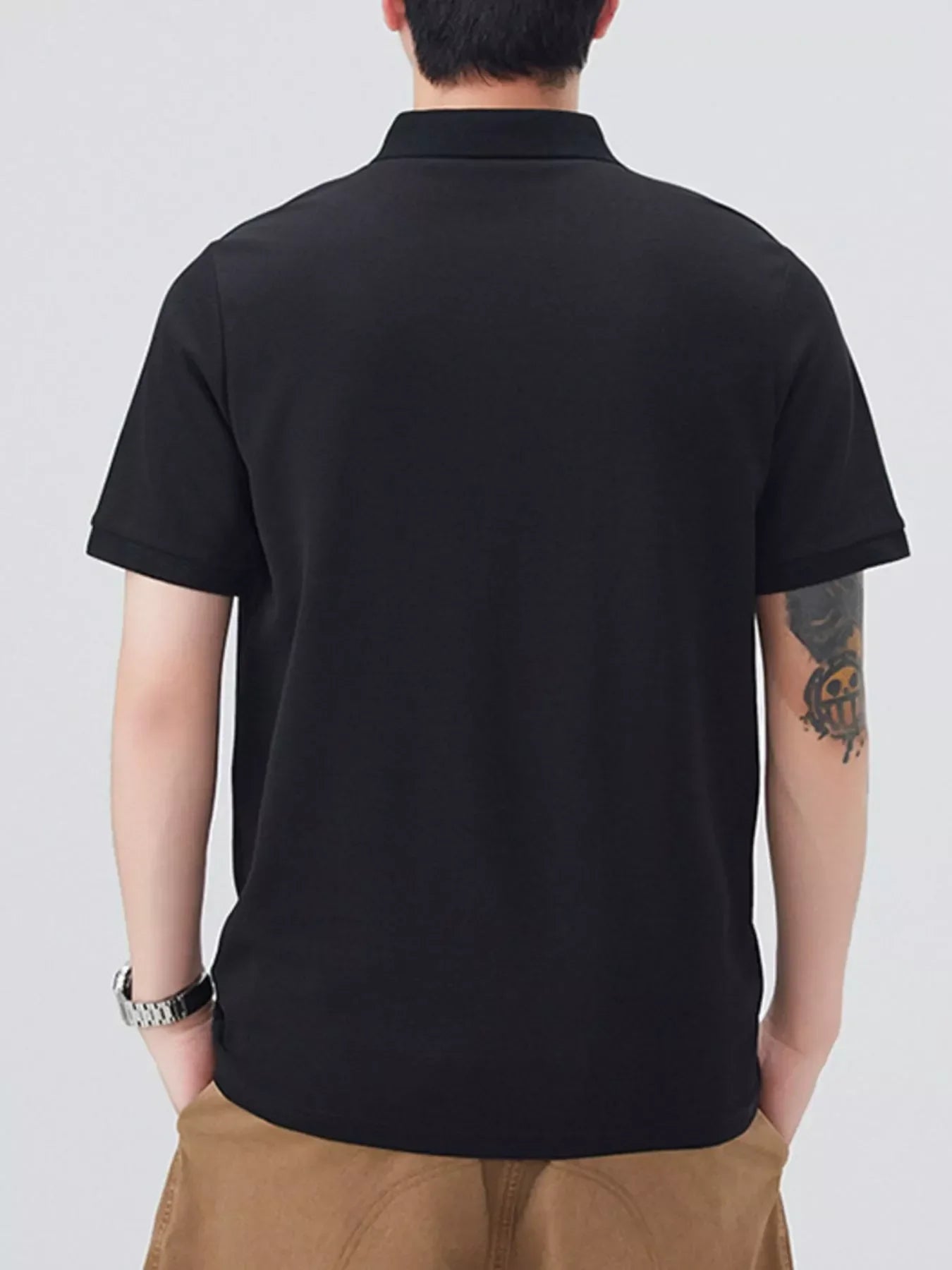 Plus Size Polo Shirt With Button Detail Classic - Southern Shores Clothing