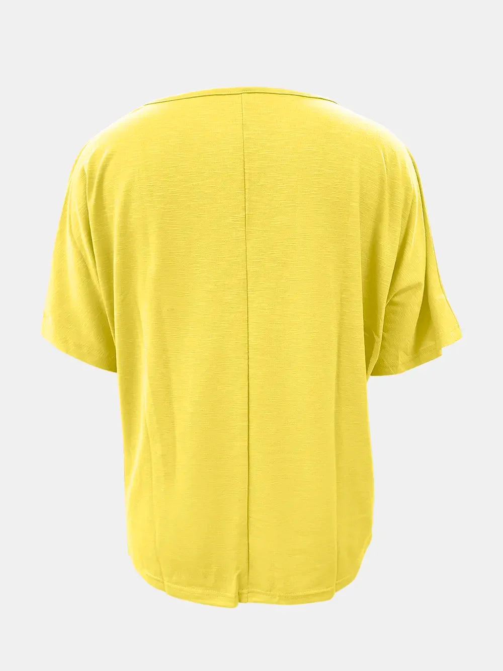 Full Size Scoop Neck Short Sleeve T-Shirt - Southern Shores Clothing