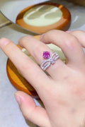 1 Carat Moissanite Ring In Sterling Silver - Southern Shores Clothing