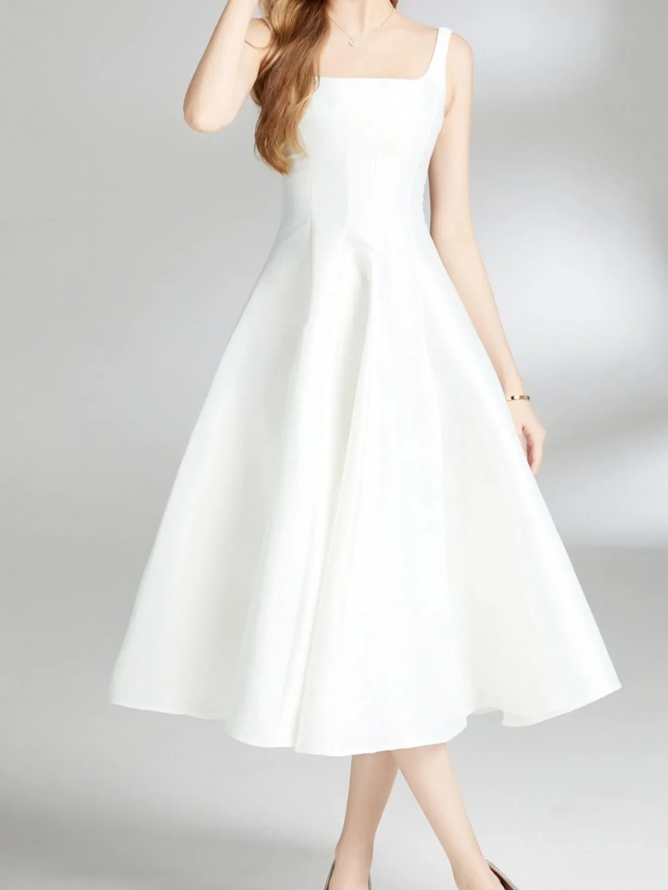 A-Line Midi Sleeveless Dress For Warm Weather - Southern Shores Clothing