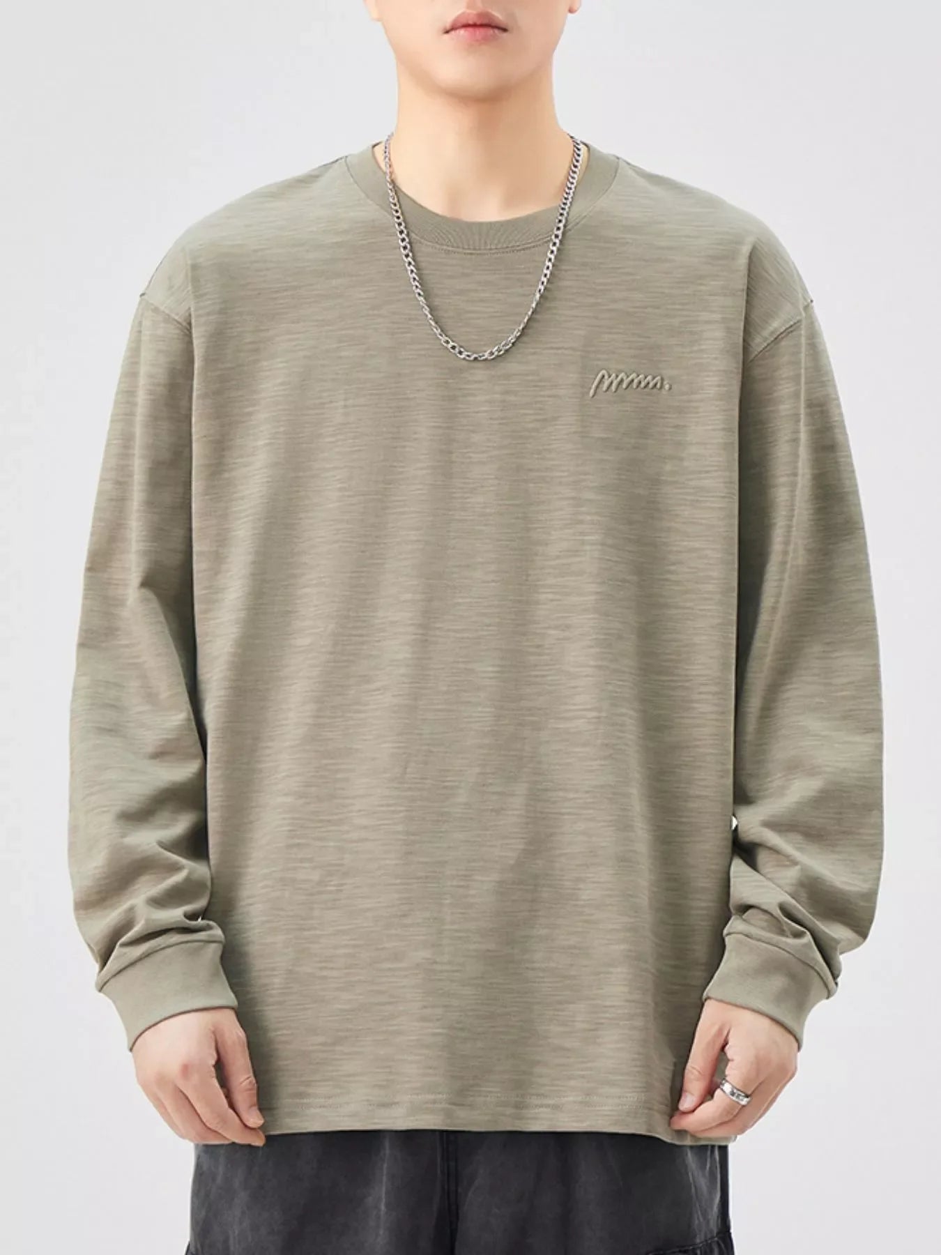 Plus Size Long Sleeve Cotton T Shirt Casual - Southern Shores Clothing