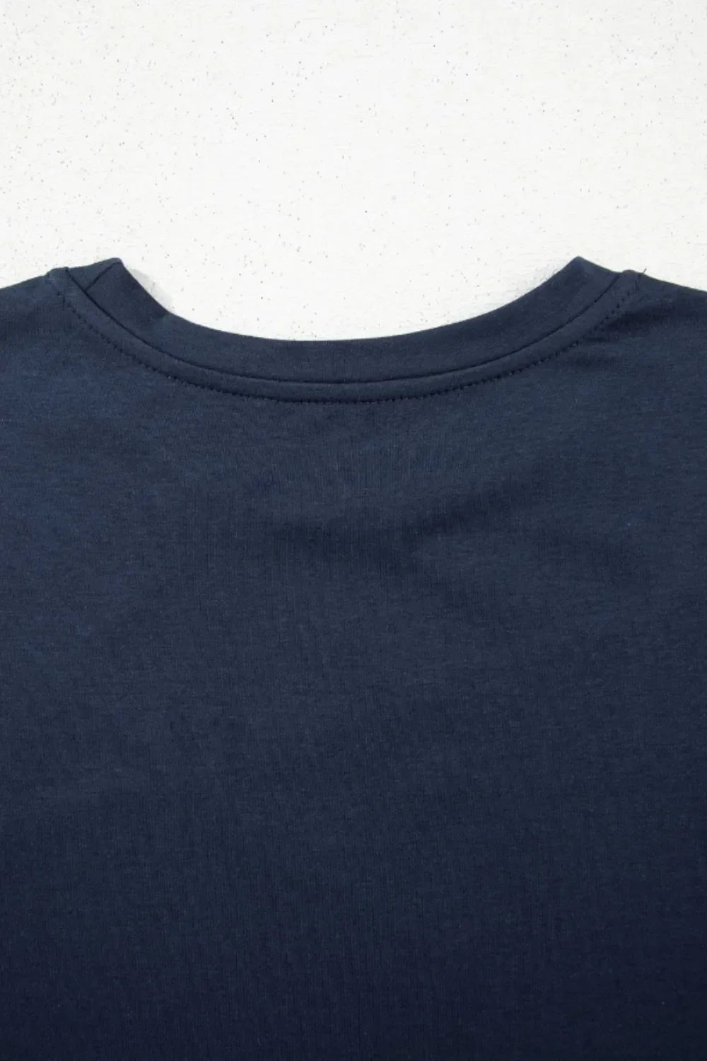 Solid Round Neck T Shirt With Moderate Stretch - Southern Shores Clothing