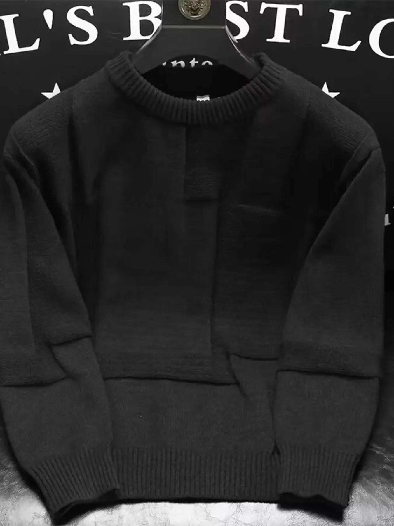 Plus Size Round Neck Long Sleeve Sweater - Southern Shores Clothing