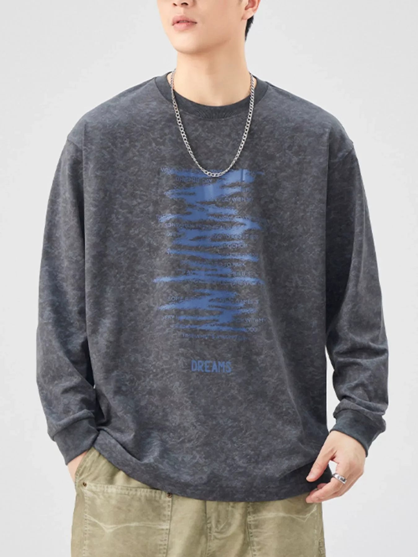 Plus Size Oversized Graphic Long Sleeve T Shirt - Southern Shores Clothing