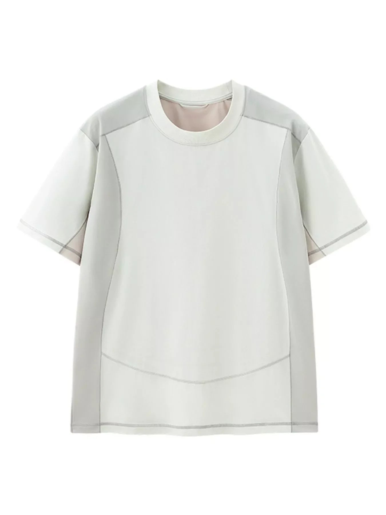 Relaxed Fit Contrast Stitch Polyester T Shirt - Southern Shores Clothing