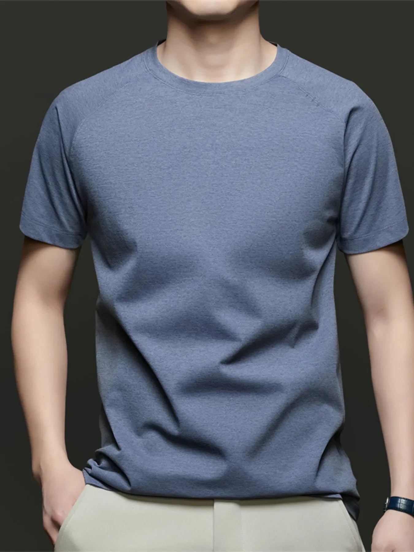 Plus Size Fine Line Stretch T Shirt Relaxed Coastal Style - Southern Shores Clothing
