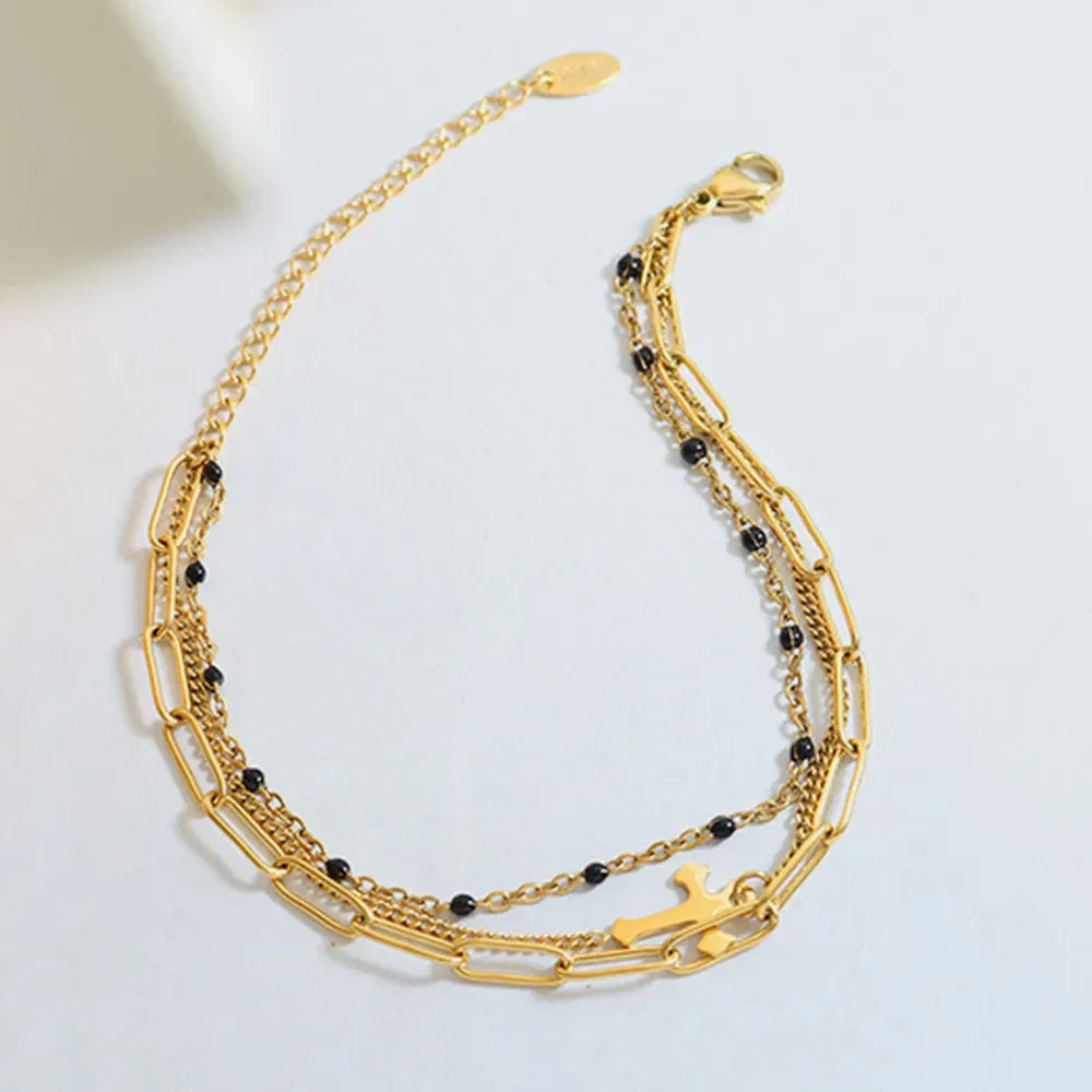 Titanium Steel Three-Layered Coastal Bracelet - Southern Shores Clothing