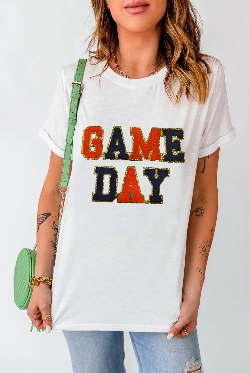 Round Neck Short Sleeve T Shirt With Stretch - Southern Shores Clothing