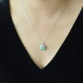 5 Carat Moissanite Sterling Silver Pendant Necklace - Southern Shores Clothing