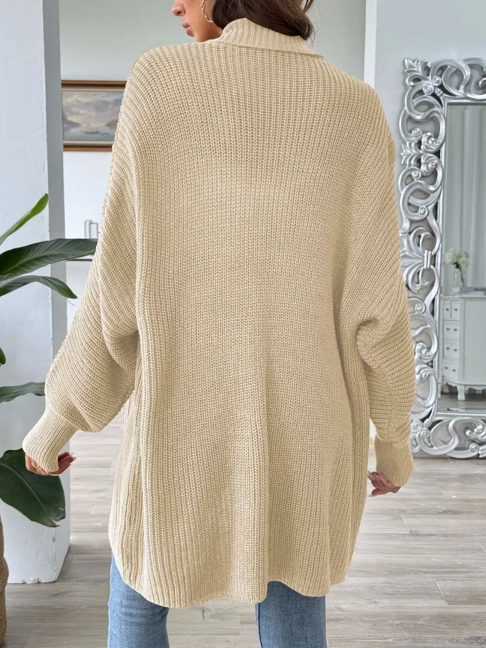Open Front Long Sleeve Cardigan - Southern Shores Clothing