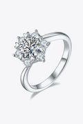 1 Carat Moissanite Zircon Ring With Radiant Design - Southern Shores Clothing