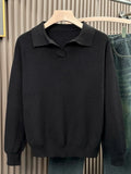 Plus Size Classic Collar Knitted Sweater - Southern Shores Clothing