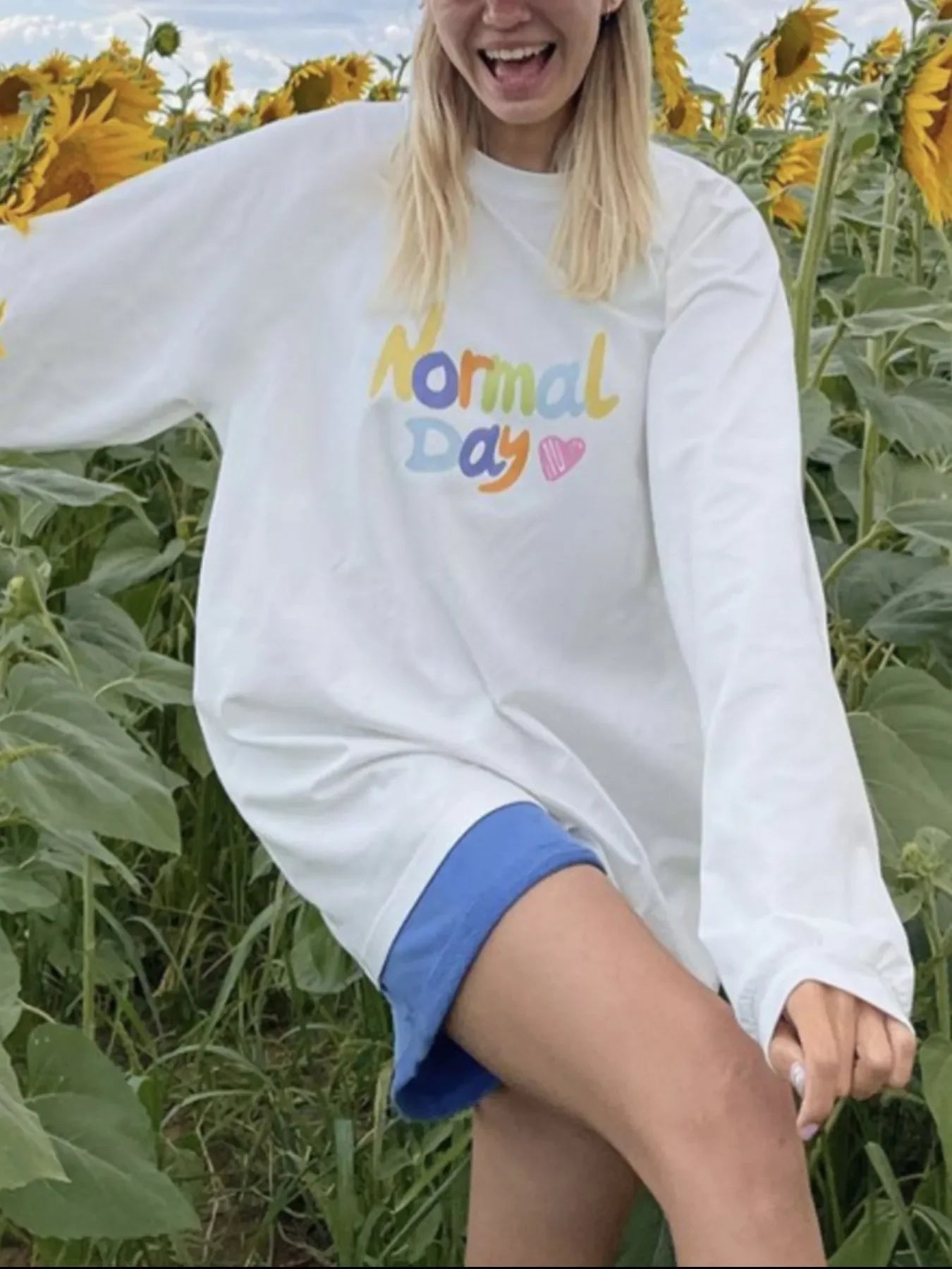Normal Day Long Sleeve T Shirt With Stretch Polyester - Southern Shores Clothing