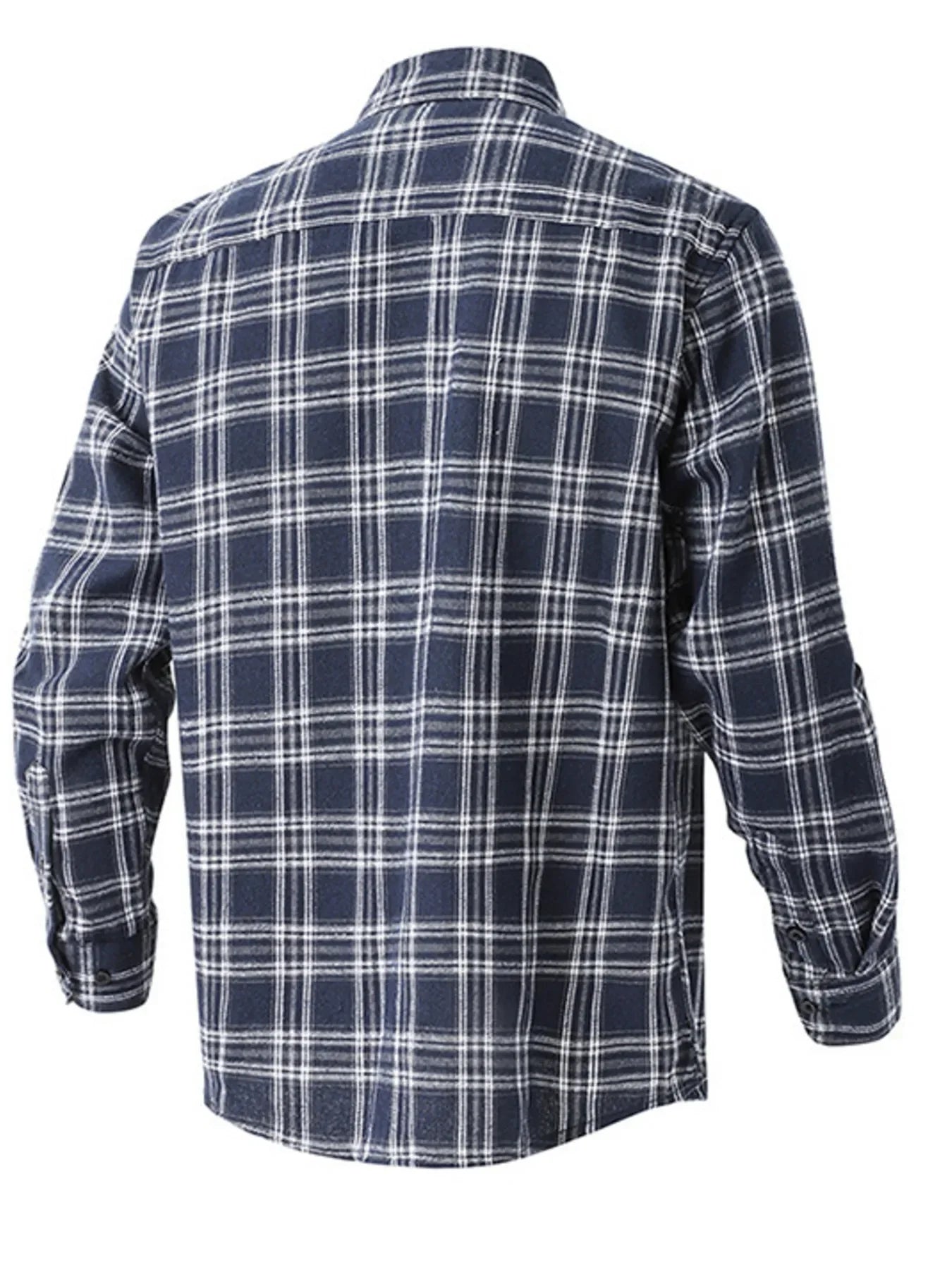 Classic Plaid Button-Up Shirt With Pockets - Southern Shores Clothing