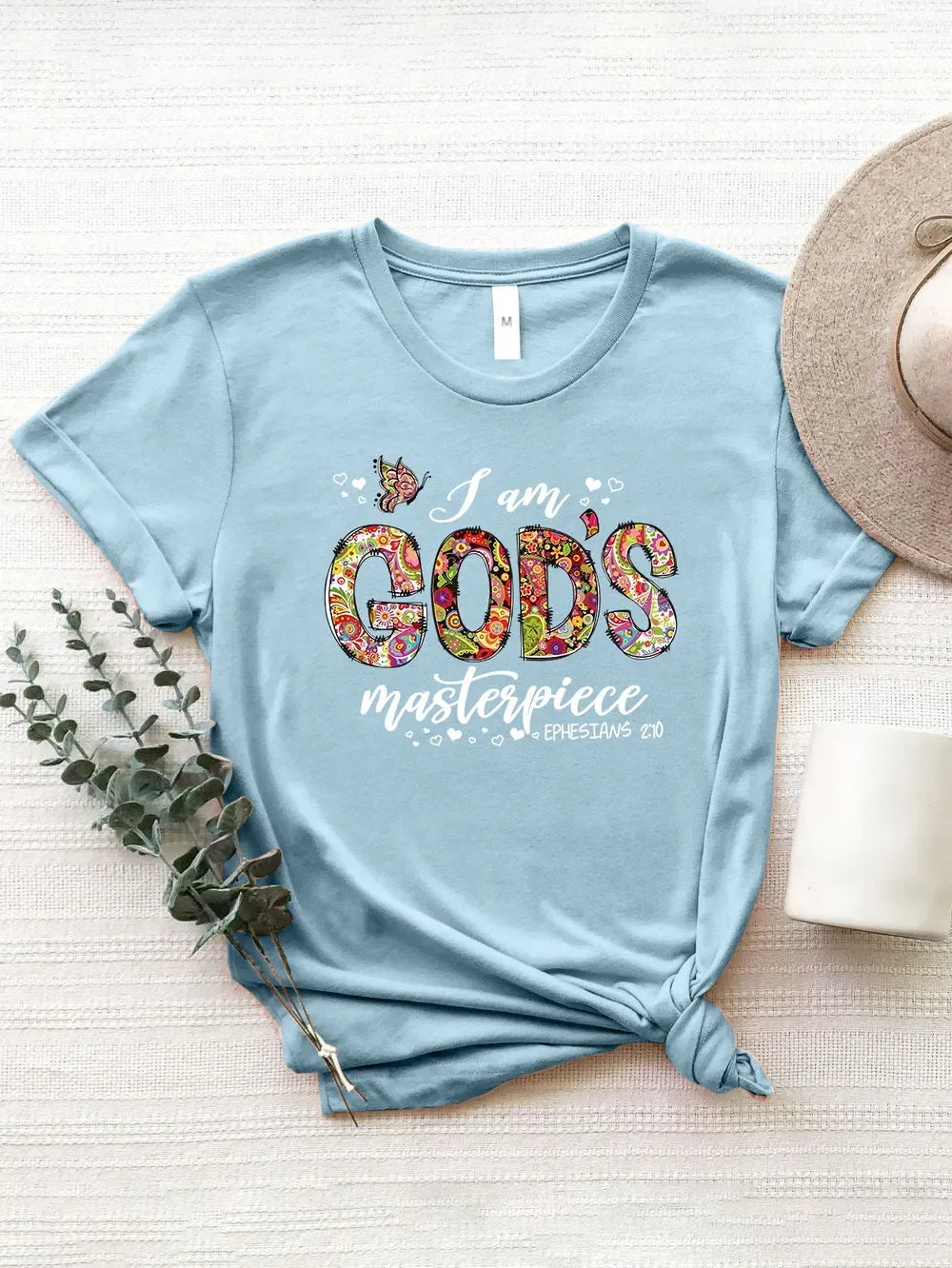 Letter Graphic Round Neck Short Sleeve T-Shirt - Southern Shores Clothing