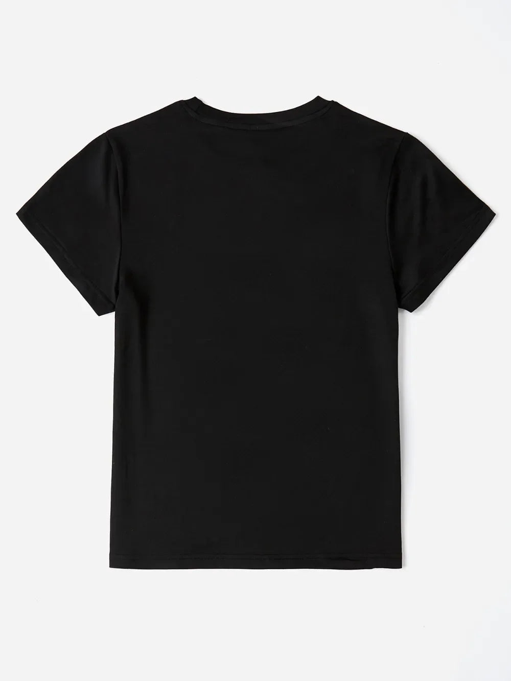 Graphic Heart Print Round Neck Short Sleeve T Shirt - Southern Shores Clothing