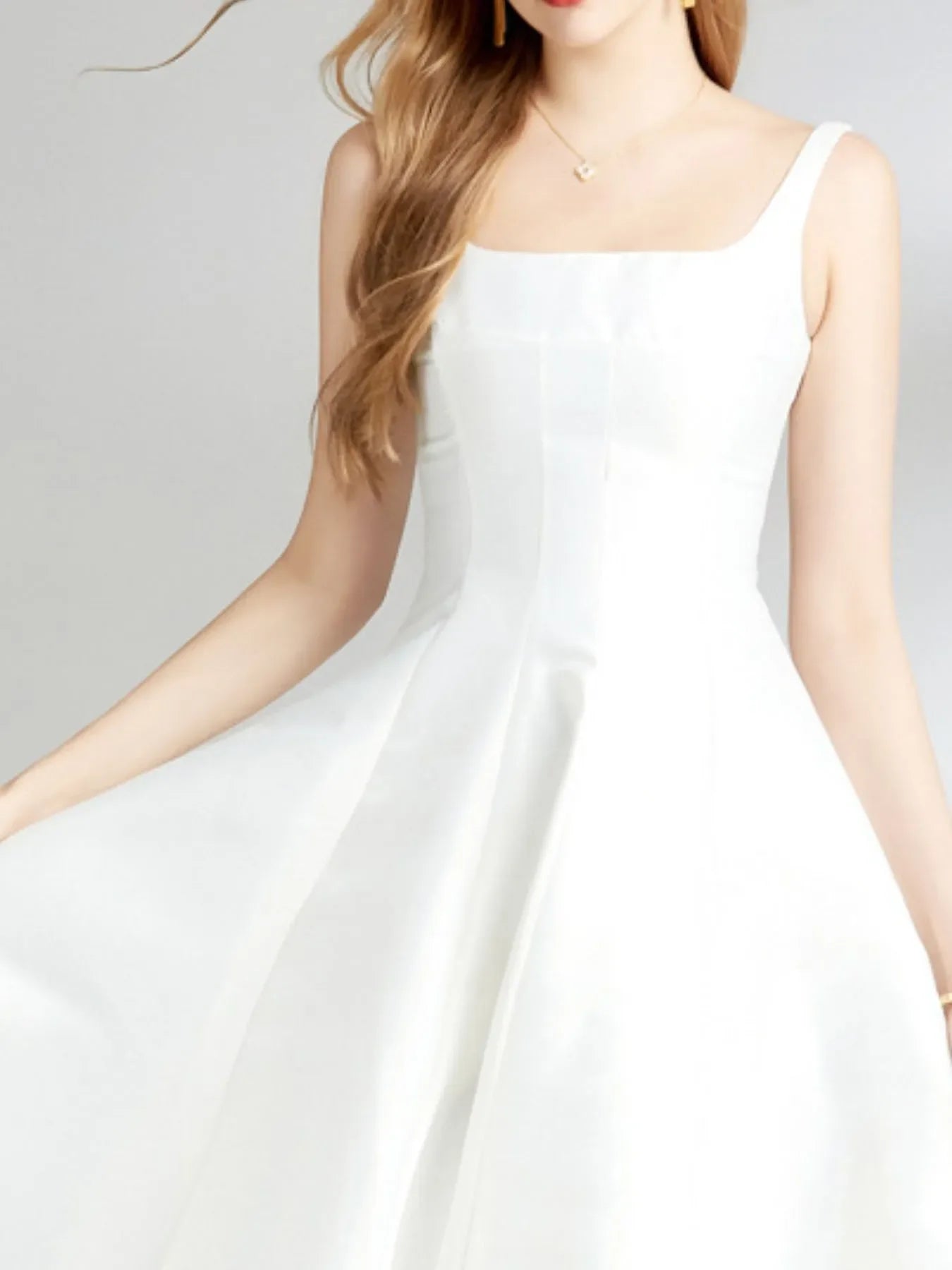 A-Line Midi Sleeveless Dress For Warm Weather - Southern Shores Clothing