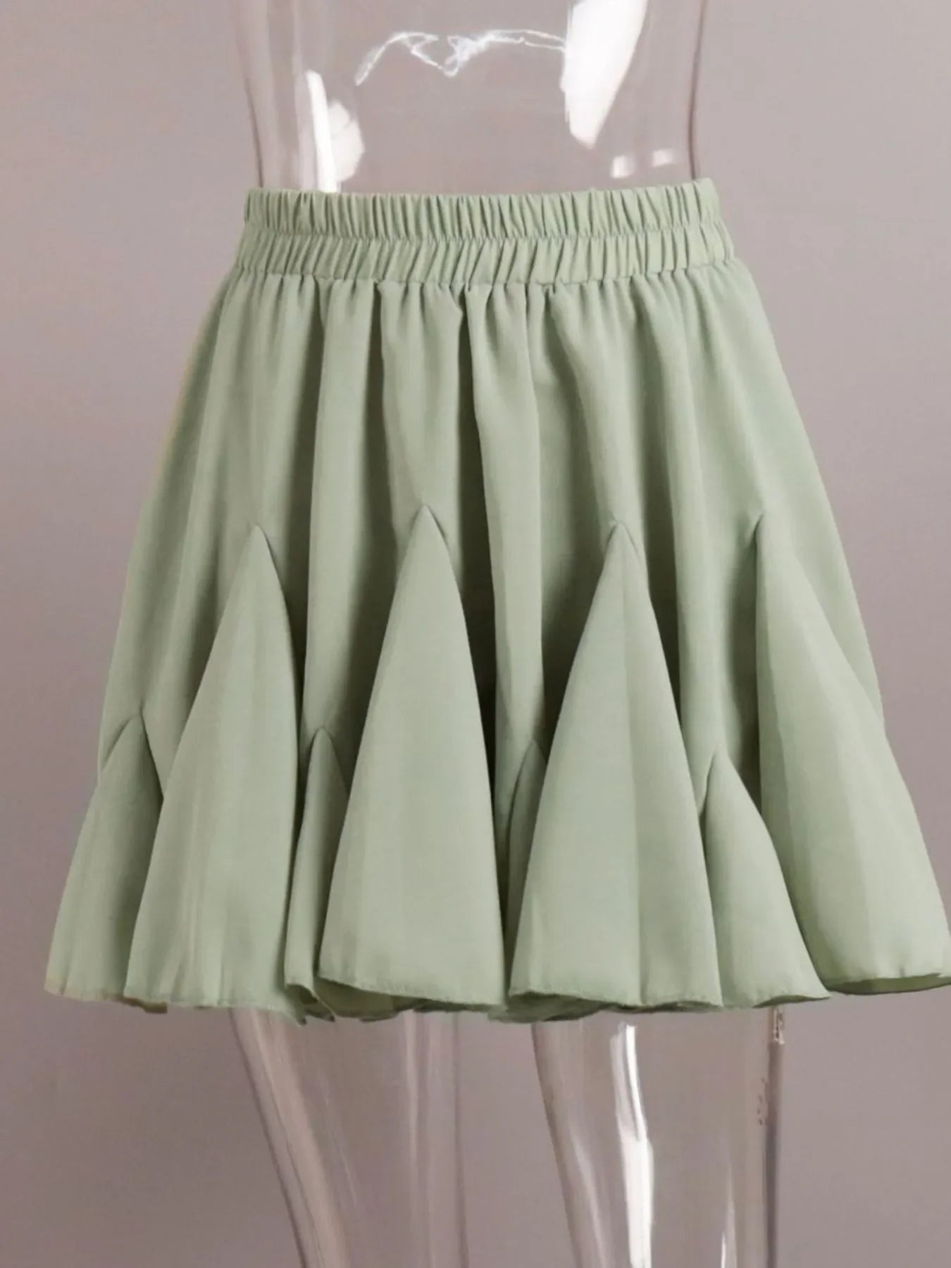 Elastic Waist Flowing Skirt With Ruffled Hem - Southern Shores Clothing