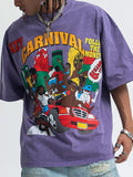 Oversized Graphic Round Neck T Shirt Casual Wear - Southern Shores Clothing