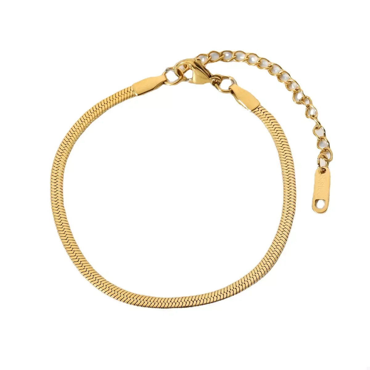 Minimalist 18K Gold-Plated Stainless Steel Chain Bracelet - Southern Shores Clothing