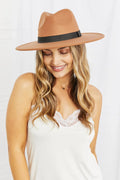 Classic Fedora Hat With Ribbon Band Design - Southern Shores Clothing