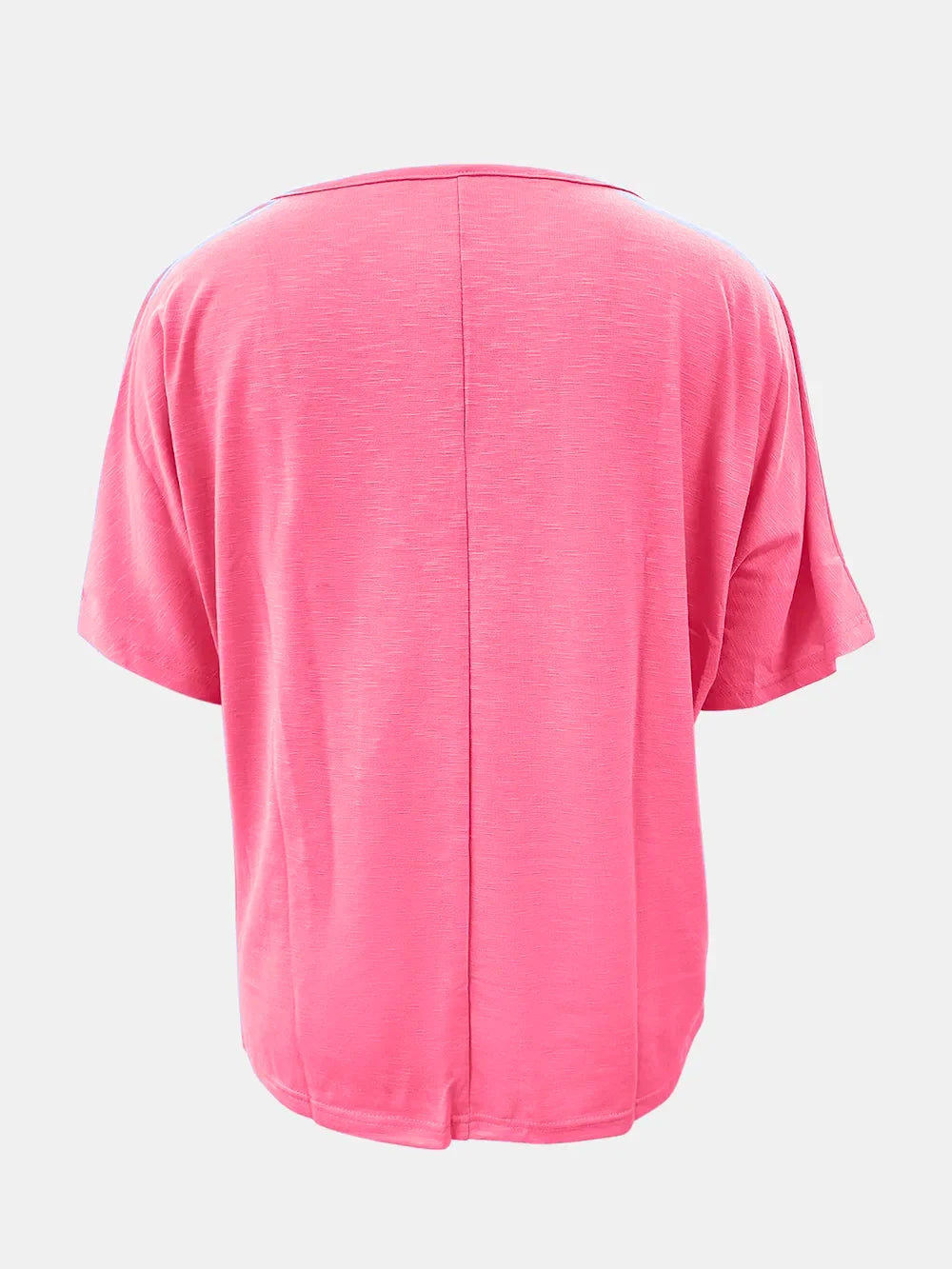 Full Size Scoop Neck Short Sleeve T-Shirt - Southern Shores Clothing