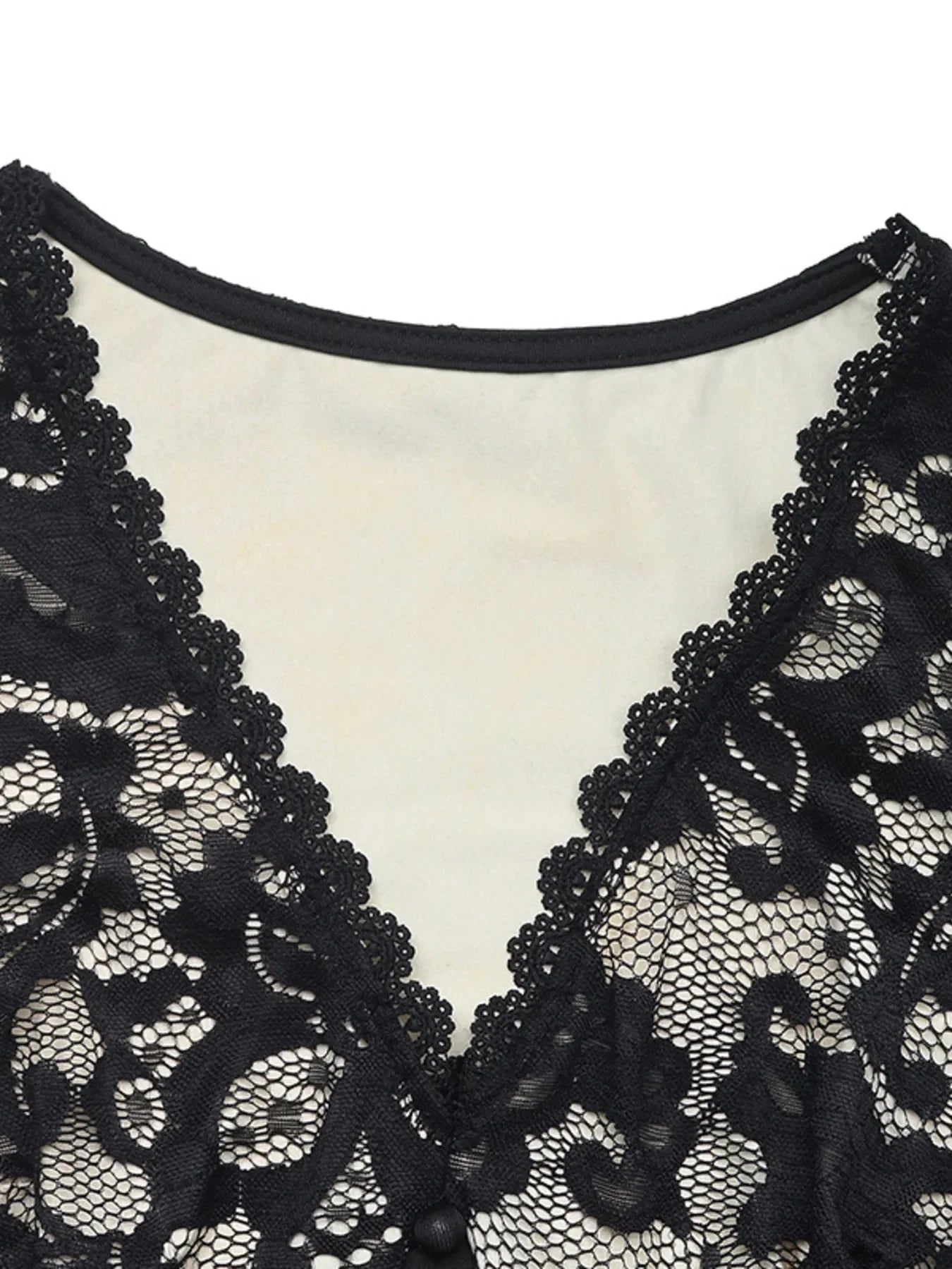 Elegant Lace V Neck Long Sleeve Maxi Dress - Southern Shores Clothing