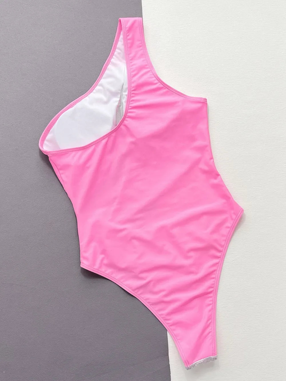 Contrast Panel One-Piece Swimsuit With Removable Padding - Southern Shores Clothing