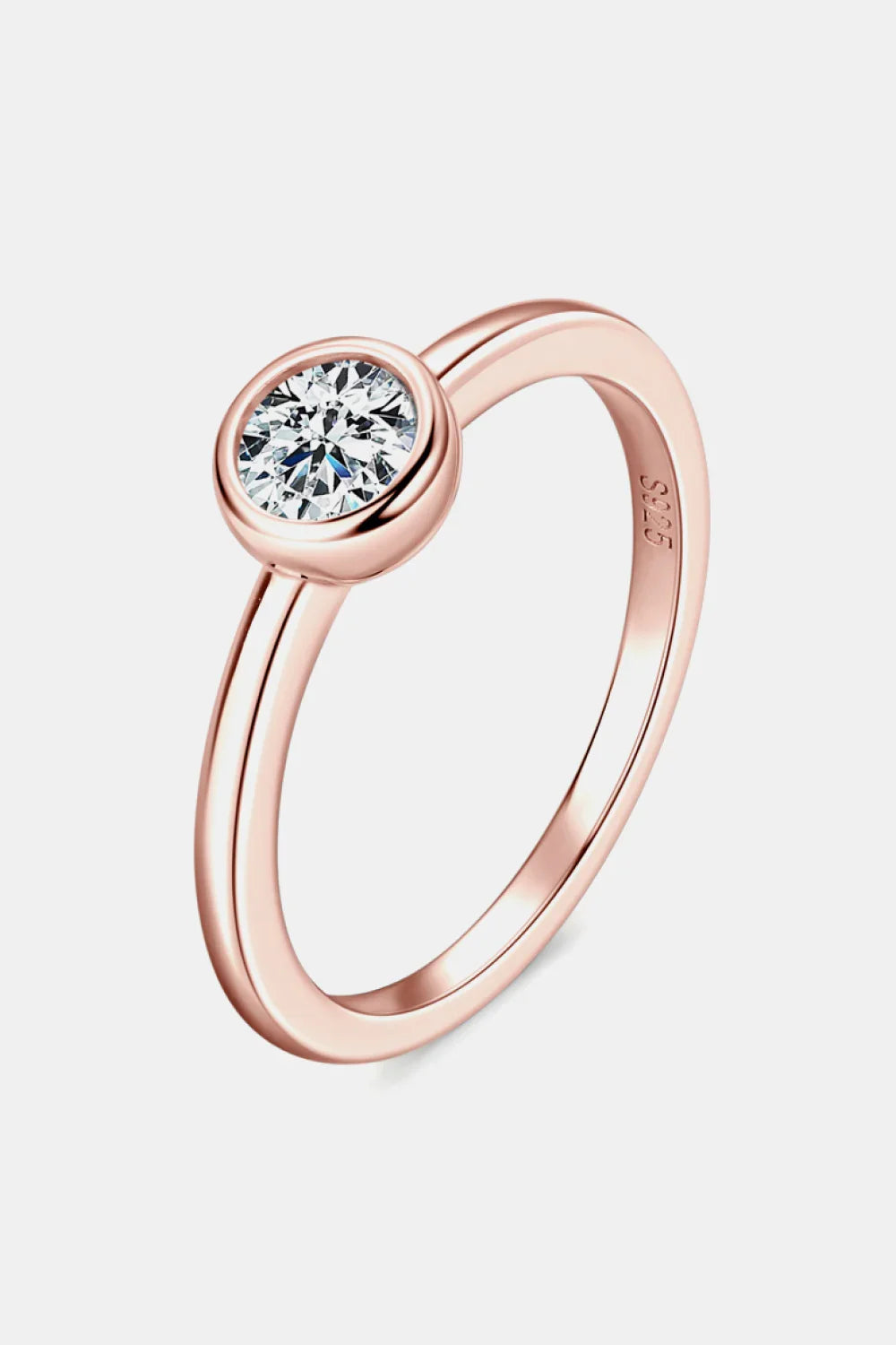 Moissanite Sterling Silver Solitaire Ring For Everyday Wear - Southern Shores Clothing