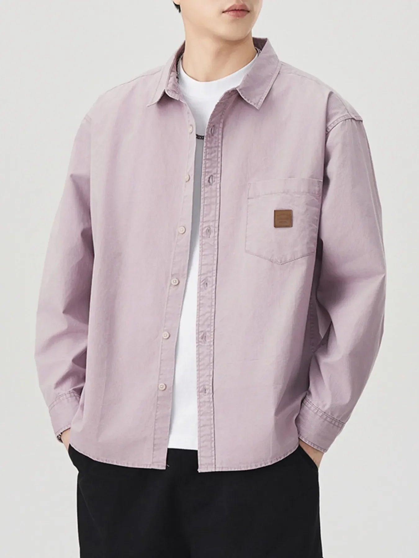 Plus Size Long Sleeve Button Up Shirt Relaxed Fit - Southern Shores Clothing
