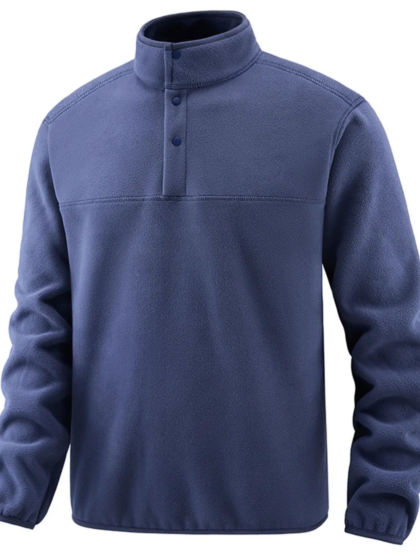 Plus Size Fleece Turtleneck Sweatshirt Cotton Spandex - Southern Shores Clothing