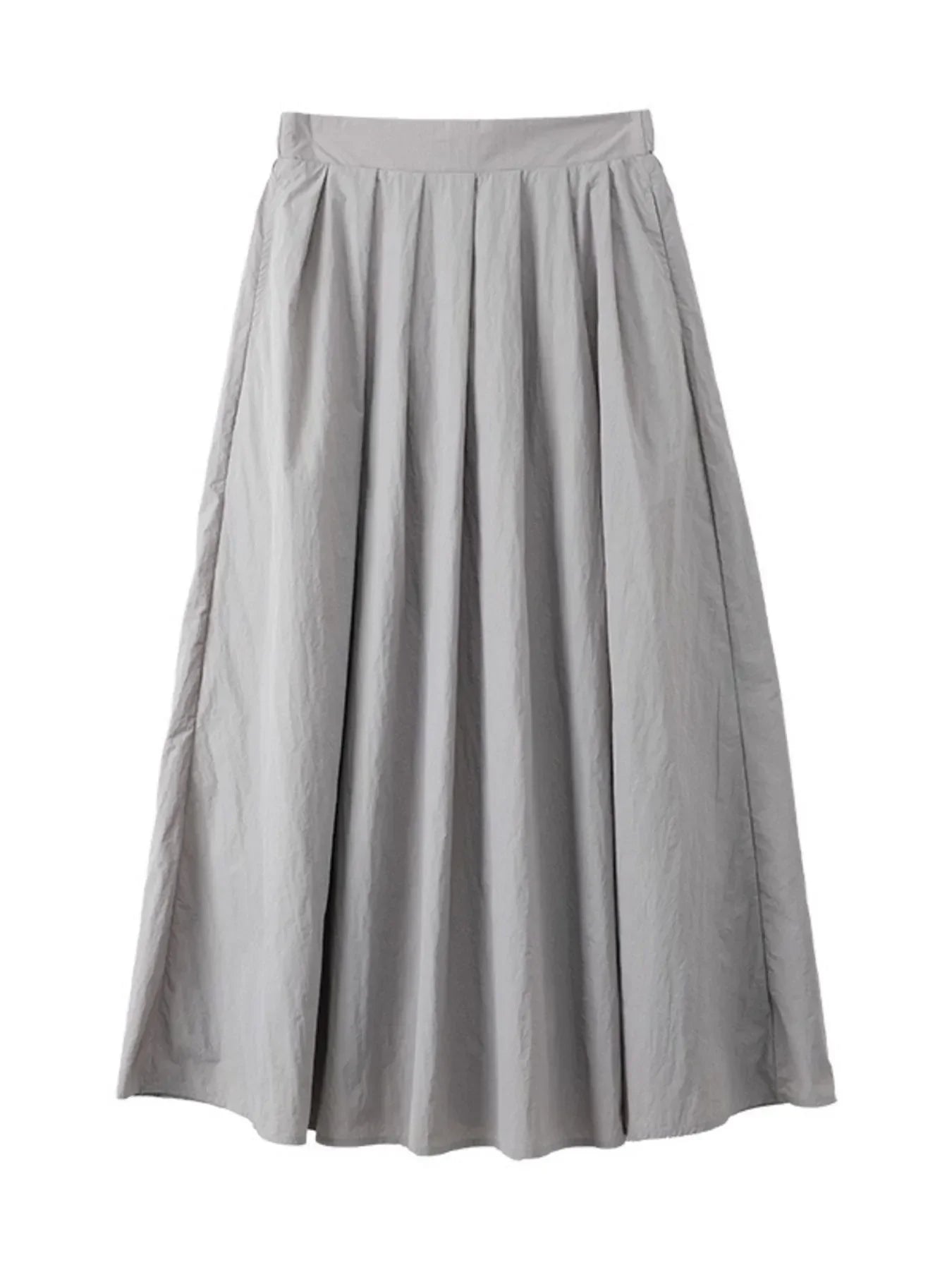 Elegant Pleated Maxi Skirt With Ruched Design - Southern Shores Clothing