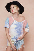 Tie Dye Cotton T Shirt Relaxed Fit Soft Breathable - Southern Shores Clothing
