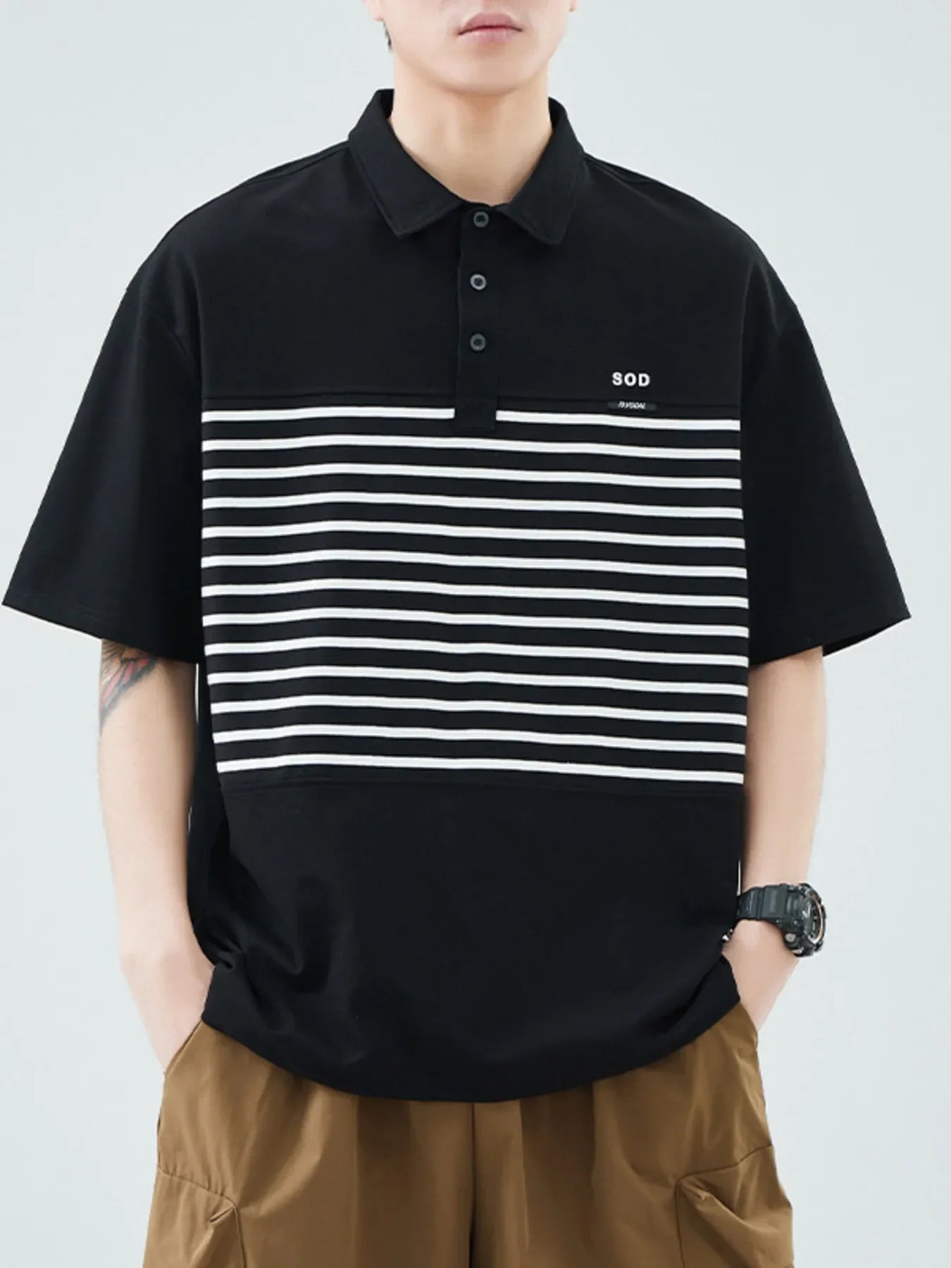 Plus Size Stretch Cotton Polo Shirt Classic Fit - Southern Shores Clothing