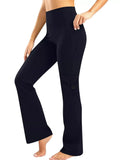 Coastal High-Waisted Yoga Pants With Side Pockets - Southern Shores Clothing