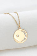 Moissanite Round Sterling Silver Necklace All Day Comfort - Southern Shores Clothing