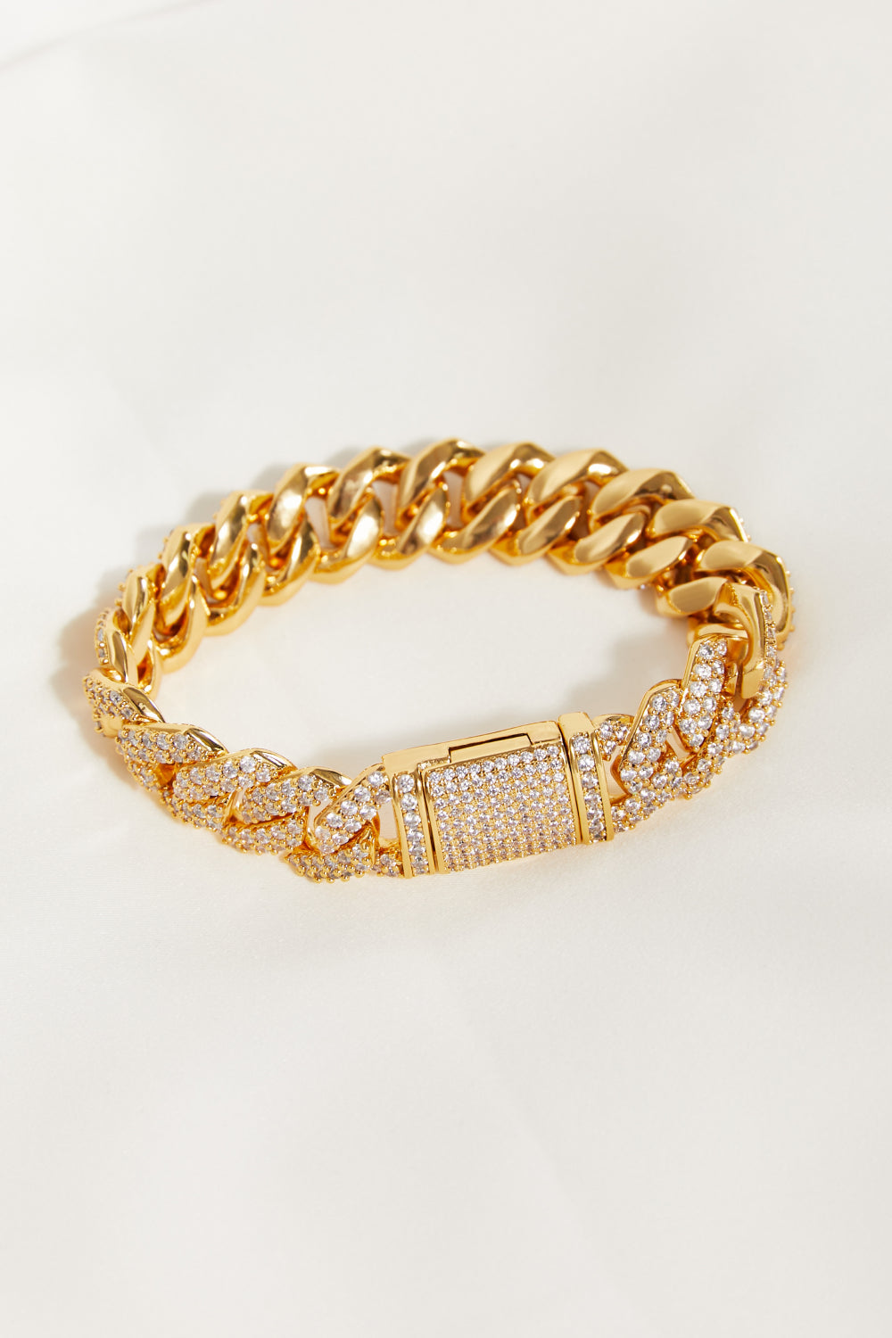 Southern Shores Gold-Plated Inlaid Zircon Bracelet