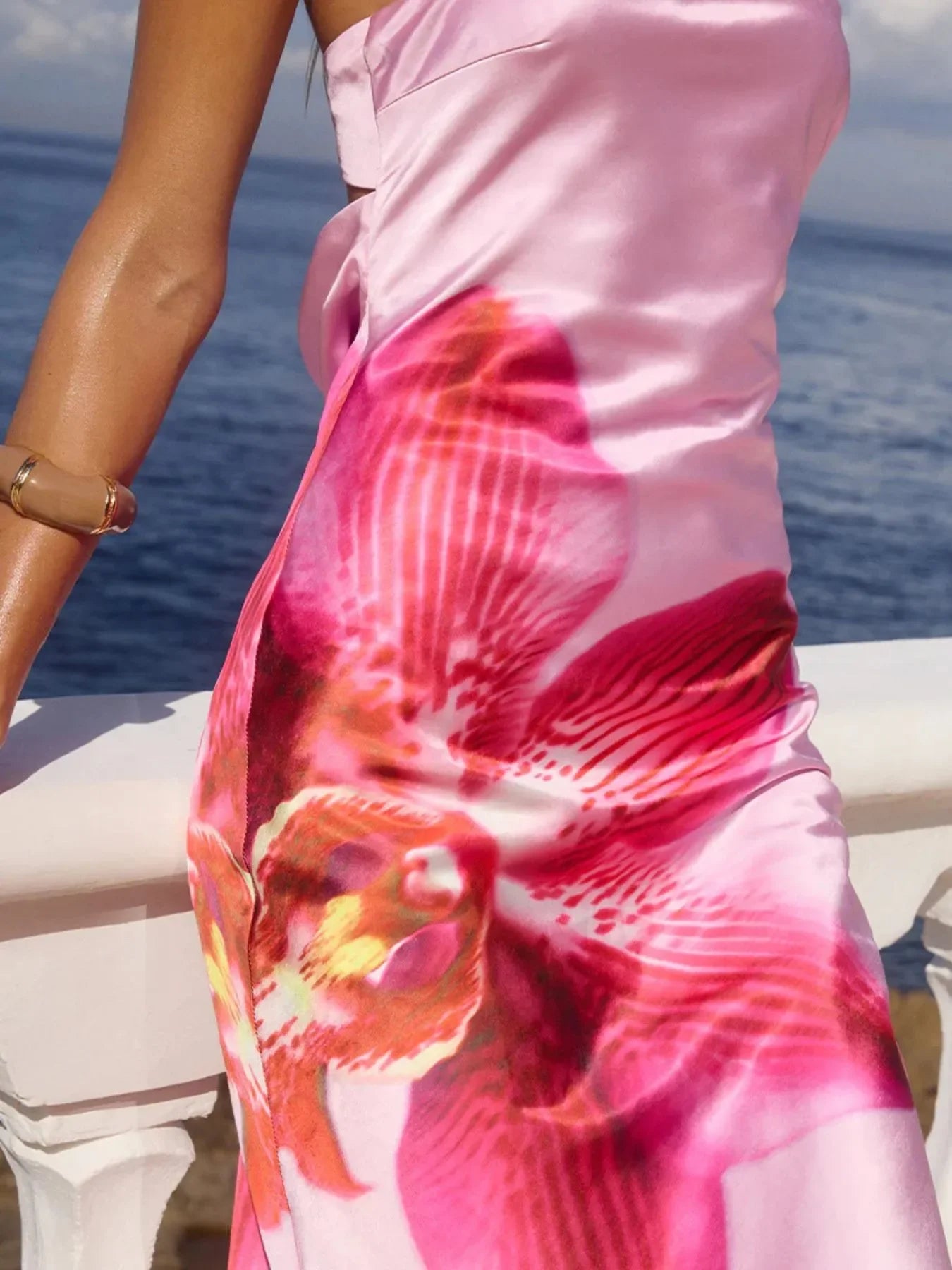 Printed Tube Maxi Magnolia Dress Sundress - Southern Shores Clothing