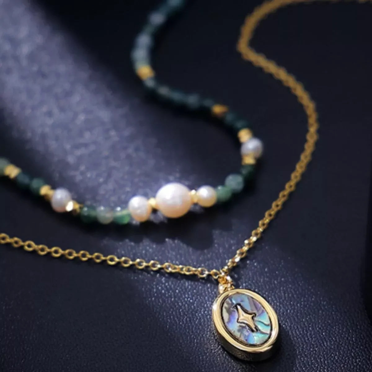 Freshwater Pearl Necklace Set With 18K Gold Plated Finish - Southern Shores Clothing