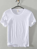 Plus Size Round Neck Cotton T Shirt Breathable - Southern Shores Clothing