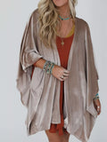 Open Front Draped Sleeve Cardigan Lightweight - Southern Shores Clothing