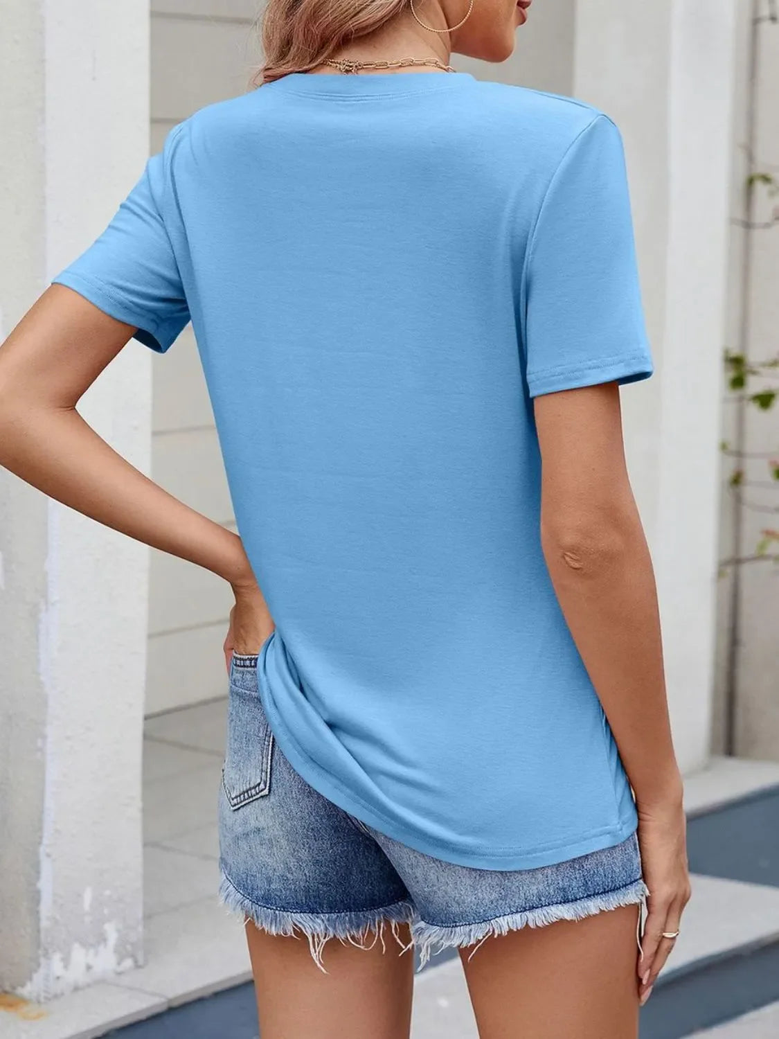 Round Neck Short Sleeve T-Shirt - Southern Shores Clothing